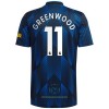 Maglia ufficiale Manchester United Mason Greenwood 11 Alternativa 2021-22 per Uomo